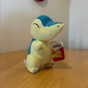 Pokemon Cyndaquil Plush - Blue and Yellow